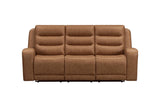 Napa - Manual Triple Recline Sofa - Wrangler Clay