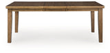 Urbinforte - Dining Room Butterfly Extension Table - Light Brown