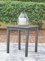 Cove Beach - Square End Table - Gray