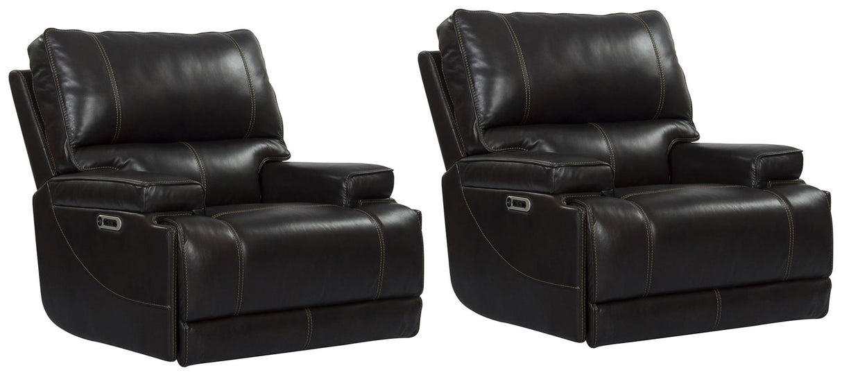 Whitman - Powered By Freemotion Cordless Power Recliner (Set of 2)