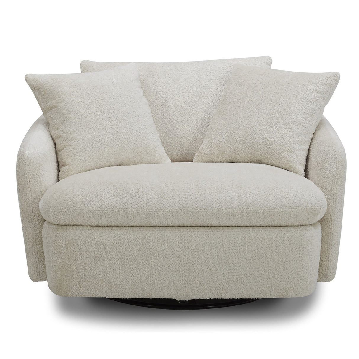 Boomer - Large Swivel Chair with 2 Pillows