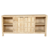 Laguna - Consola de 64" - Madera natural blanqueada