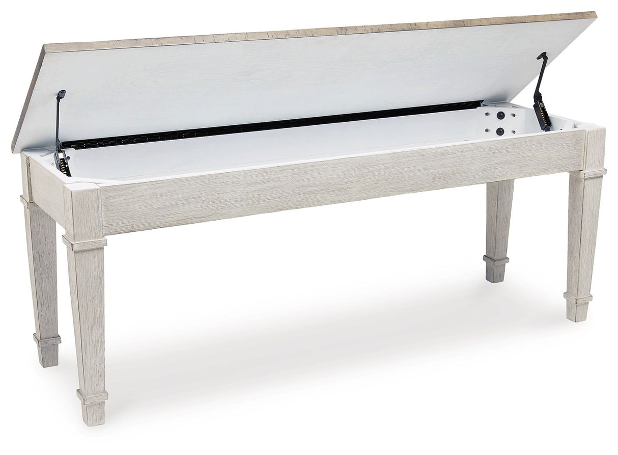 Skempton - Storage Bench - White