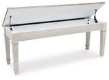 Skempton - Storage Bench - White