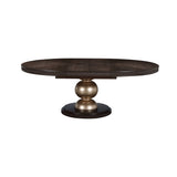 West Kensington - Oval Dining Table - Medium Espresso