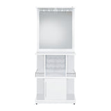 Wendolyn - Armario para vinos con luz - Blanco brillante