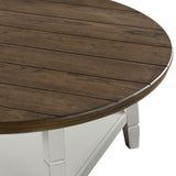 Flaherty - 3 Piece Occasional Set (1 Coffee & 2 End Tables) - Brown / White
