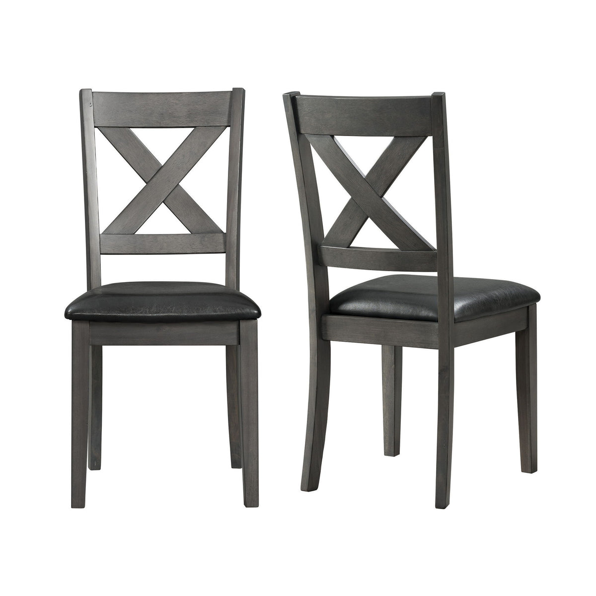 Alex - Silla de comedor auxiliar (Juego de 2)