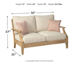 Clare View - Beige - Loveseat w/Cushion