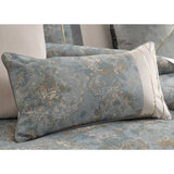 Debonair - 10-Piece King Comforter Set - Mist