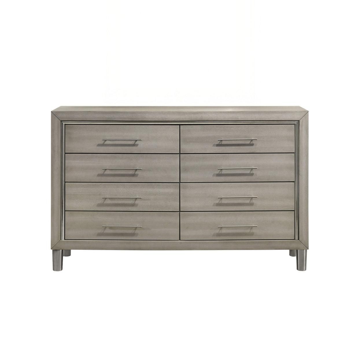 Lennox - 8 Drawer Dresser - Gray