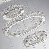 Michael Amini Lighting - Galaxy Modern 49" Crystal Chandelier - Chrome