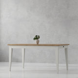 Americana Modern Dining - Rectangular Extendable Dining Table - Cotton