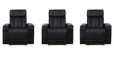 Phoenix - Zero Gravity Power 3 Seat Home Theater Seating With Immersive Audio P3