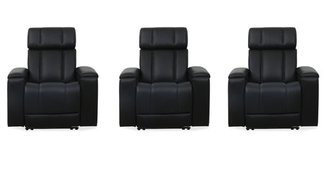 Phoenix - Zero Gravity Power 3 Seat Home Theater Seating With Immersive Audio P3