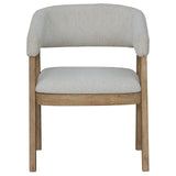 Escape - Dining Barrel Dining Chair (Set of 2) - Glazed Natural Oak / Mirage Mist