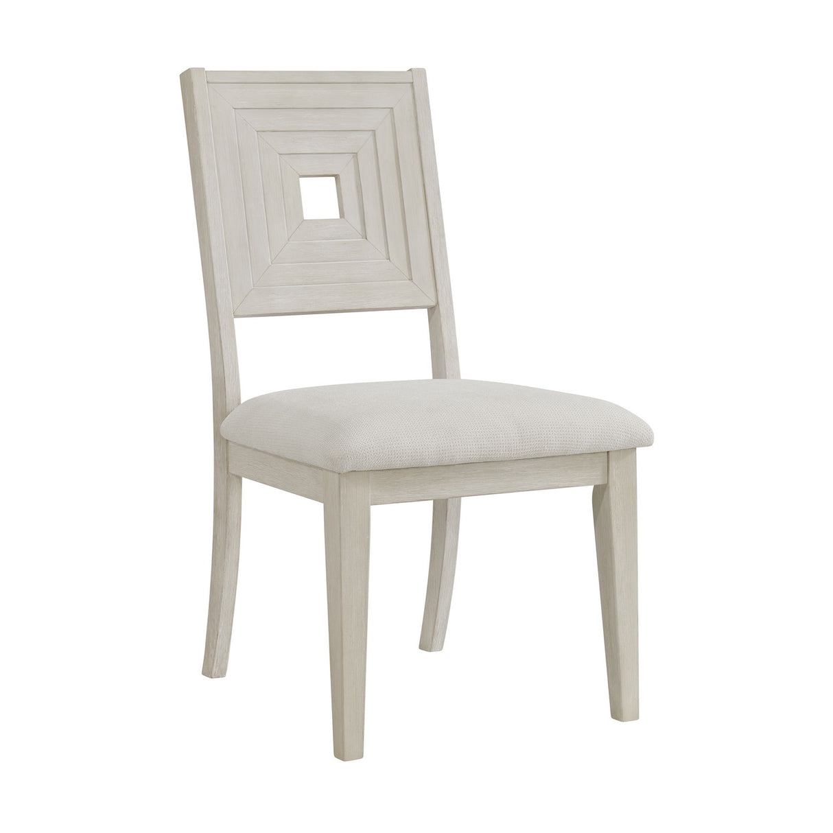 Avalanche - Silla de comedor (Juego de 2) - Blanco antiguo