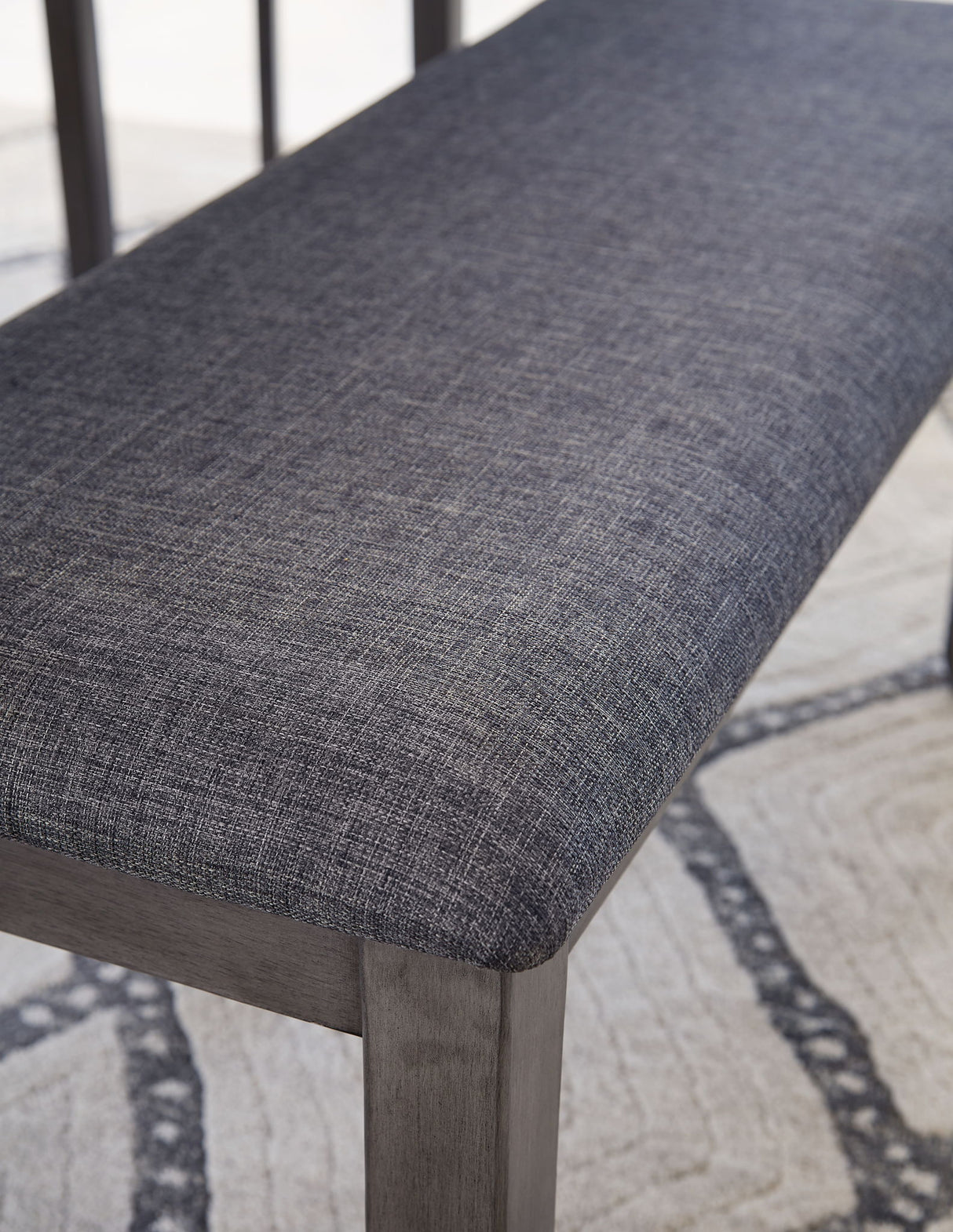 Bridson - Juego de mesa rectangular DRM (Juego de 6) - Gris