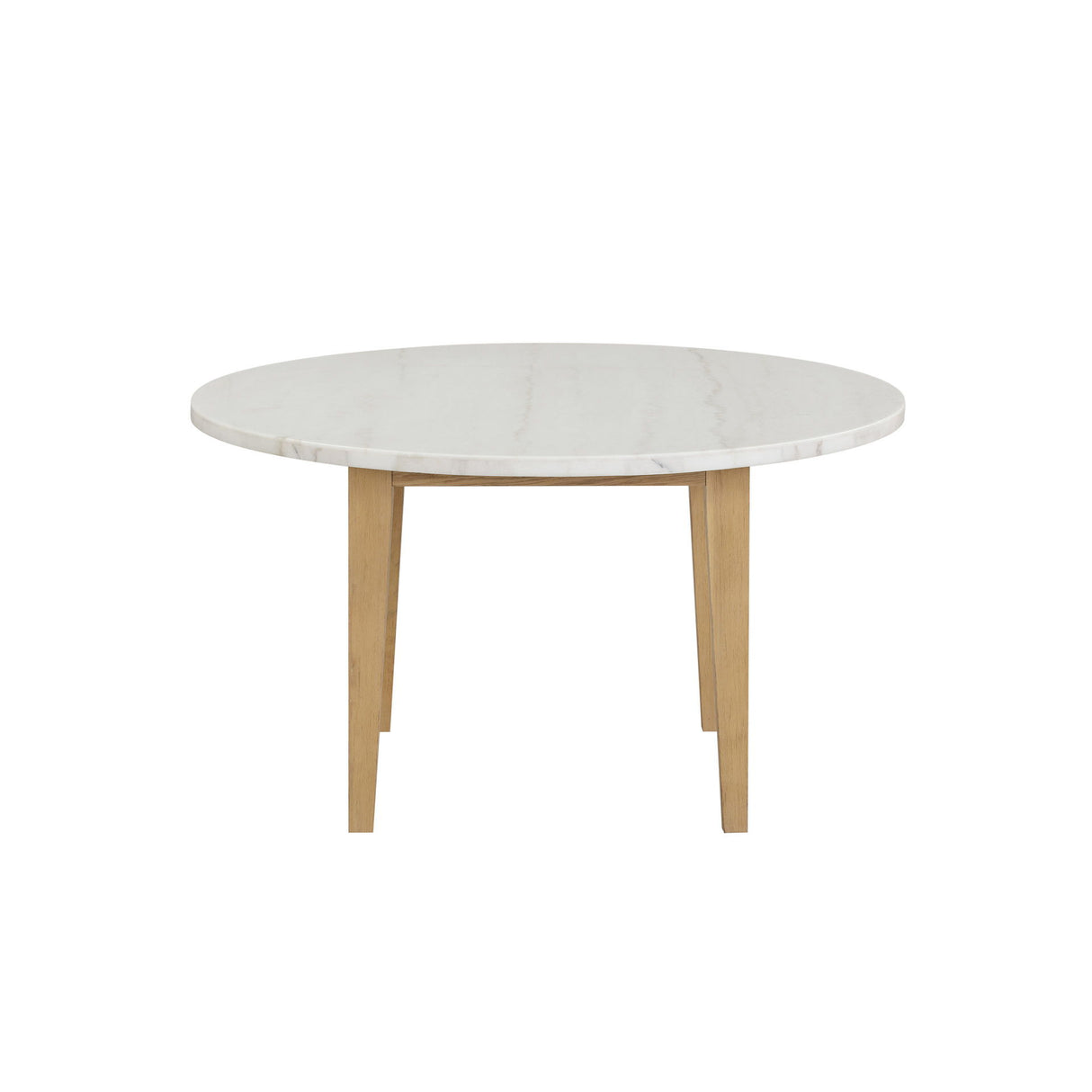 Mesa de comedor redonda con tablero de mármol Essence de 54"