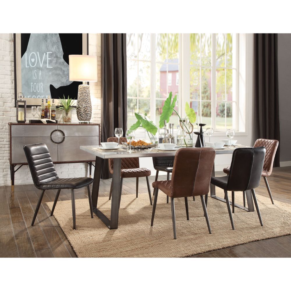 Kaylia - Mesa de comedor - Aluminio y bronce de cañón