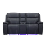Hartley - Reclining Console Loveseat