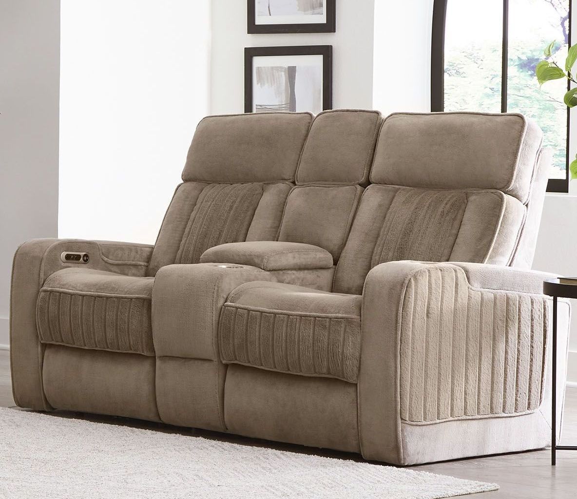 Equinox - Power Console Loveseat