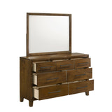 Ballard - Dresser & Mirror - Light Brown