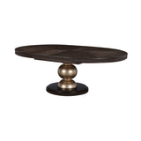 West Kensington - Oval Dining Table - Medium Espresso
