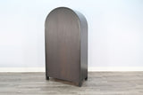 Arched Wine Bar Cabinet - Black Magic