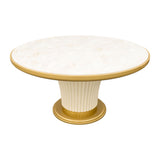 Scotts Square - Mesa de comedor redonda - Champán claro