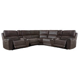 Easton - Power Reclining Sectional With Power Adjustable Headrests