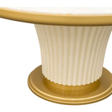Scotts Square - Mesa de comedor redonda - Champán claro