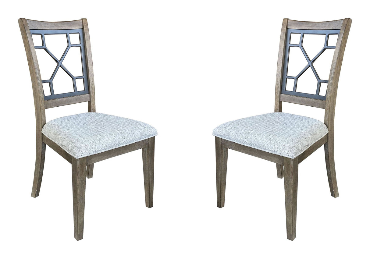 Sundance Dining - Silla de comedor Grid (Juego de 2) - Arenisca