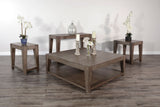 Doe Valley - Mahogany Wood Coffee Table - Taupe Brown