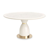 Lisbon - Round Dining Table - Silken Cream