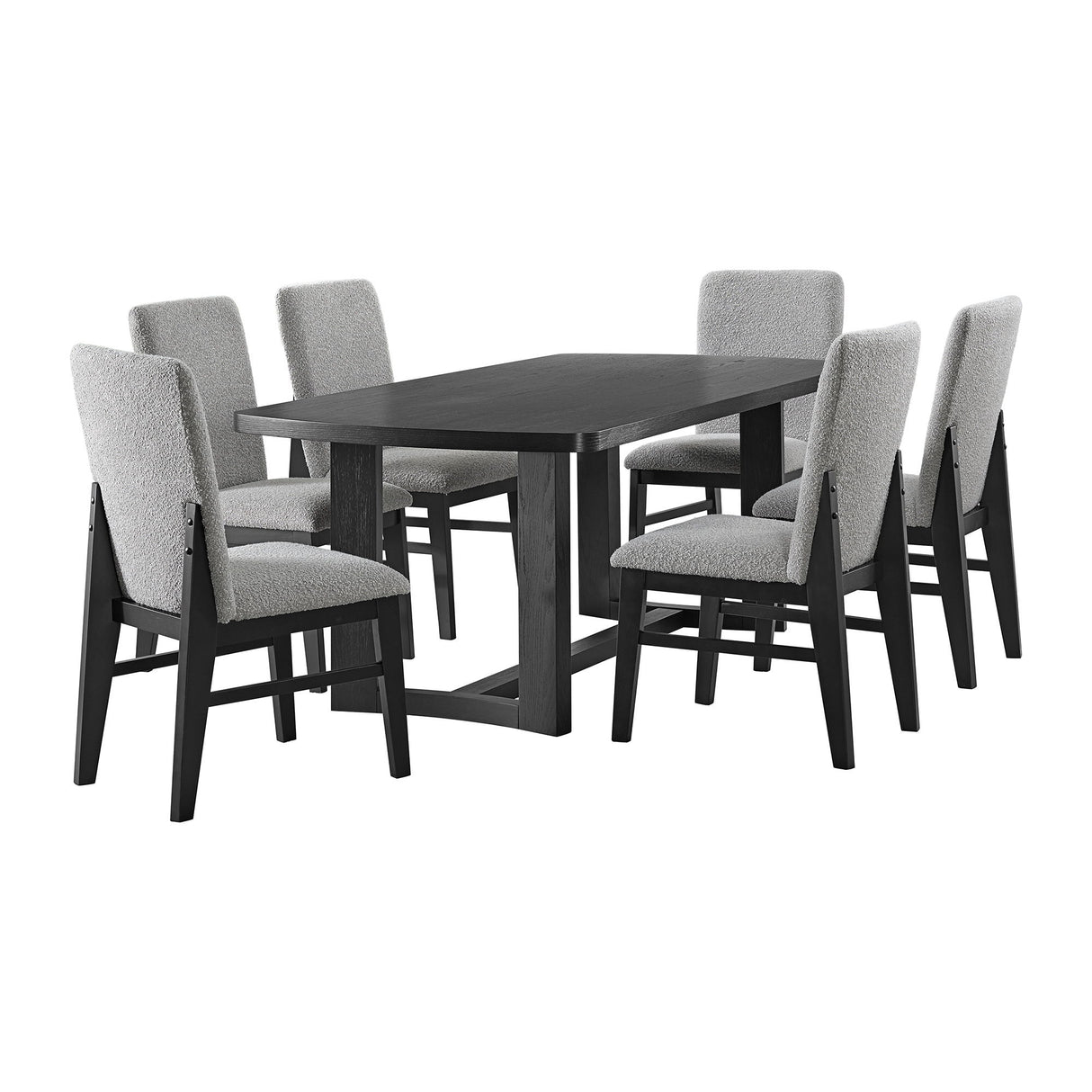 Portland - Juego de comedor rectangular