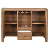 Pascaline - Server - Rustic Brown & Oak
