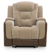 Movimiento mixto - Sillón reclinable eléctrico con reposacabezas ajustable