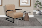 Nash Modern - Industrial Accent Chair With Metal Frame