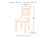 Owingsville - Dining Room Side Chair (Set of 2) - Black / Brown