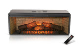 42" Log Fireplace Insert - Black
