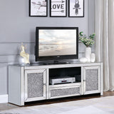 Noralie - Mueble de TV - Espejado y Diamantes de imitación - 22"
