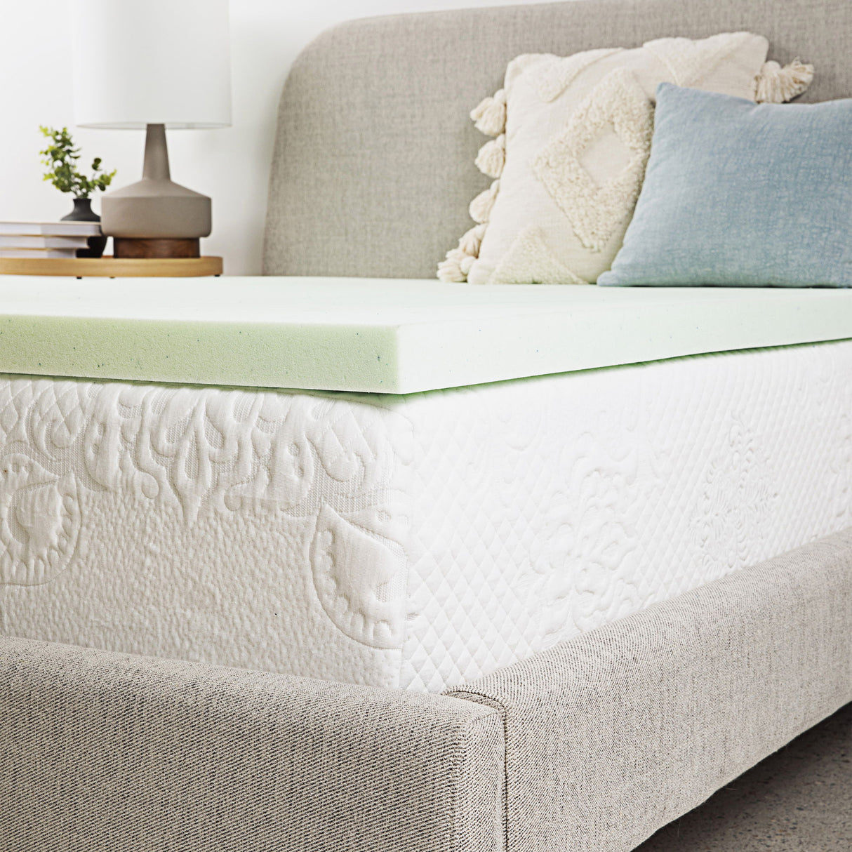 Bridgevine Home - 3" Cool Gel Memory Foam Mattress Topper