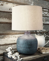 Malthace - Metal Table Lamp  - Patina