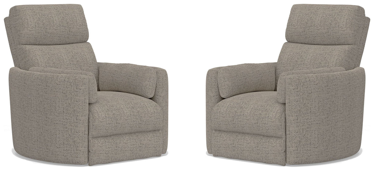 Radius - Manual Swivel Recliner (Set of 2)