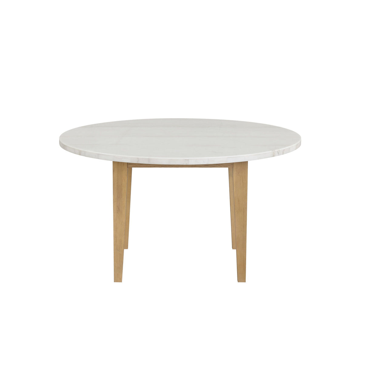 Mesa de comedor redonda con tablero de mármol Essence de 54"