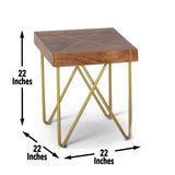 Walter - 3 Piece Table Set - Brown