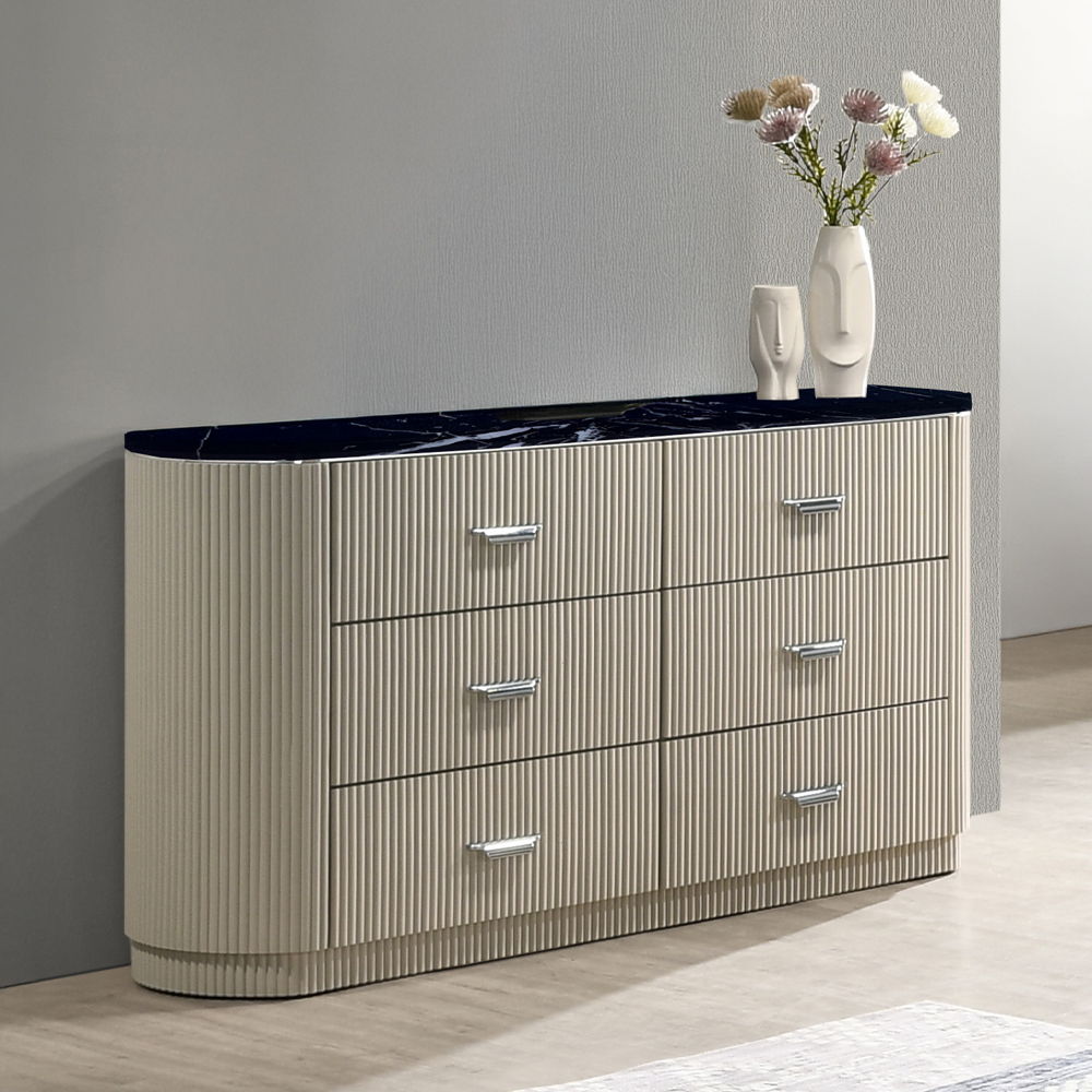 grey beige dresser Travonte - With its blend of