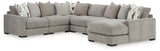 Aslan Court - Sectional With Ottoman Set alternate view 8