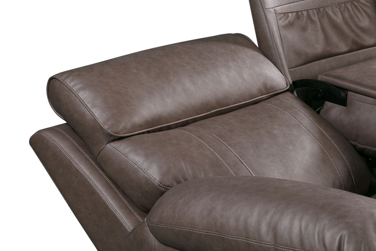 Theon - Modular Manual Reclining Sectional And Entertainment Console
